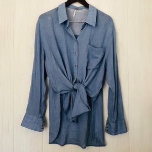 NWOT | Free People Split Hem Shirt